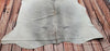 Small Grey Cowhide Rug 6ft by 5.6ft