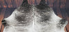 Brazilian Dark Grey Brindle Cowhide Rug 7.7ft x 7ft