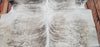Brazilian Dark Grey Brindle Cowhide Rug 7.7ft x 7ft