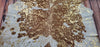 Gold Metallic Cowhide Rug Brazilian 7.3ft x 6.1ft