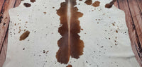 Spotted Cowhide Rug Tricolor 6.6ft x 6.1ft