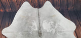 Stunning New Grey Cowhide Rug 7.5ft x 6ft