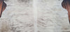 Ivory Brindle Cowhide Rug 7.6ft x 7ft
