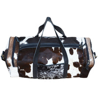 Dark Cowhide Luggage Bag