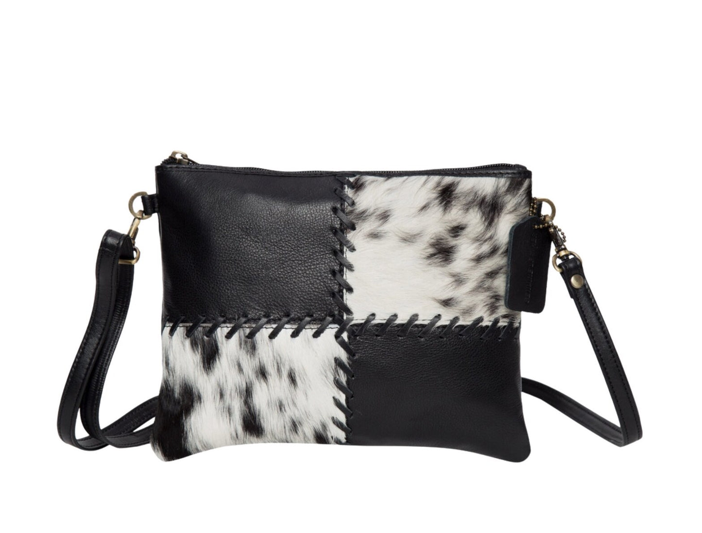 Natural Cowhide Clutch Purse