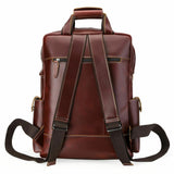 The exotic leather backpack comes with adjustable straps to fit different heights and body types, while a spacious interior provides plenty of room for all your essentials. 