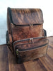 Dark Real Cowhide Backpack