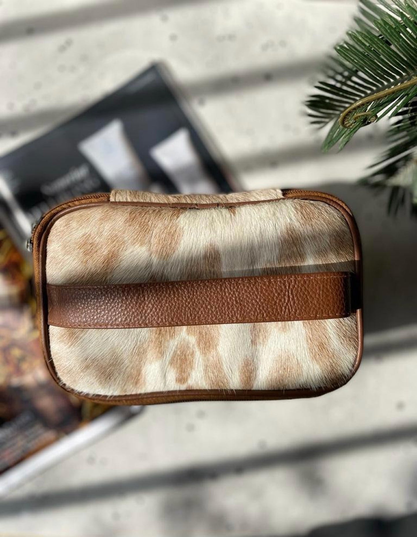 Cowhide Cosmetic Bags