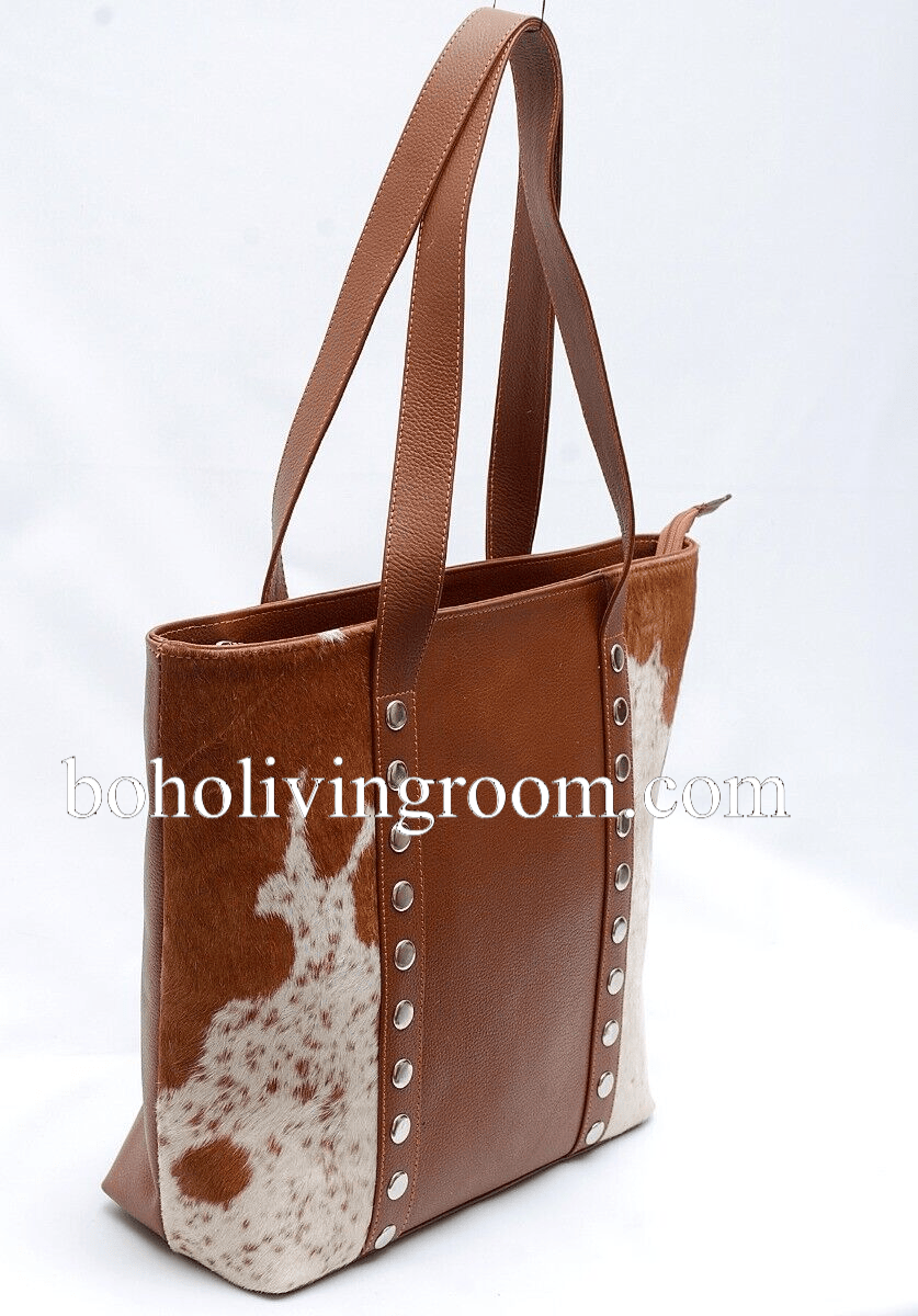 Cowhide Ladies Shoulder Bag