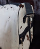 Cowhide Travel bag White Brown
