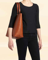 Real Leather Tote Bag