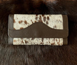 Brown Cowhide Bifold Wallet