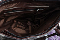 Dark Cowhide Tote Bag