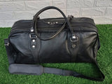 Real Cowhide Leather Duffel Bag