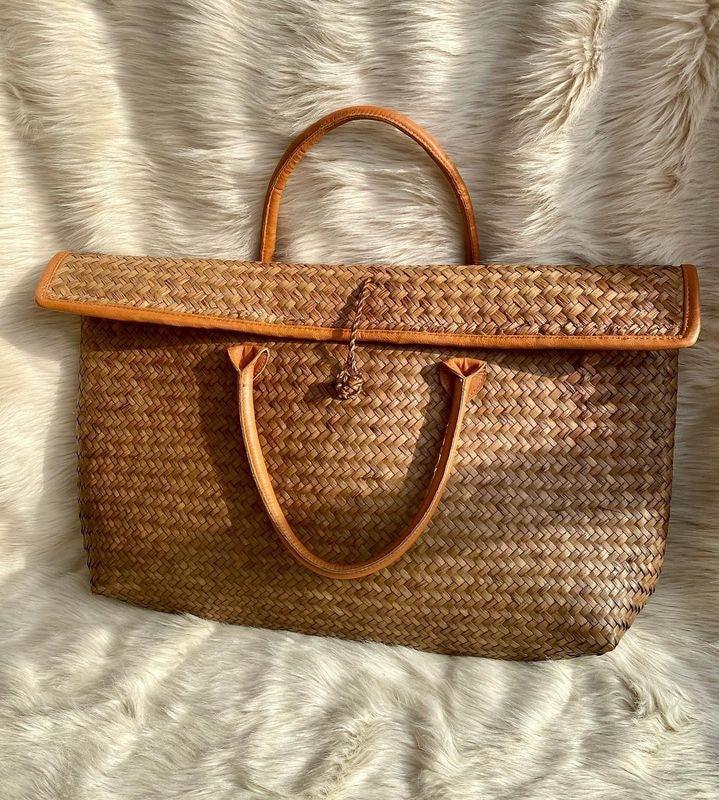 Handmade Rattan Handbags – Boho Living Room