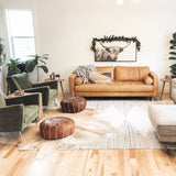 Our cowhide rug is the perfect addition to elevate the style of any room in your home. Made from luxurious, high-quality materials, this cow rug is both soft and durable, ensuring it will be a long-lasting investment for your space.