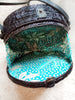 Black Rattan Crossbody Bag Handmade in Bali