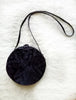 Black Rattan Crossbody Bag Handmade in Bali