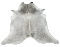 Like all my cowhide area rugs this large genuine grey cow hide is also one of its kind, free shipping all over USA, these cow rugs are also great for upholstery.