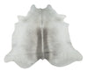 Add an unexpected mood of natural charm to any space with a stunning cowhide rug in exotic grey ivory, amazing on feet and easy to maintain.