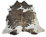 Our handpicked cowhide rug gold is top pick of the year, it is beautifully done, very soft with natural markings as it adds a little extra character