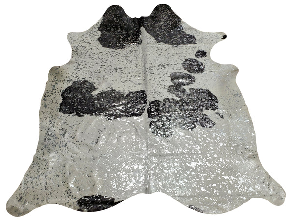 Our silver metallic cowhide rugs are real and natural cow skin rug, animal hide will be a great addition to your. Sourced from Brazil these cowhides are genuine and the top quality. Free shipping all over USA.