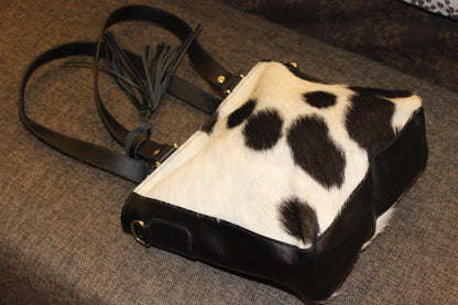 Real Cowhide Fringe Cross body Bag