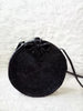 Black Rattan Crossbody Bag Handmade in Bali