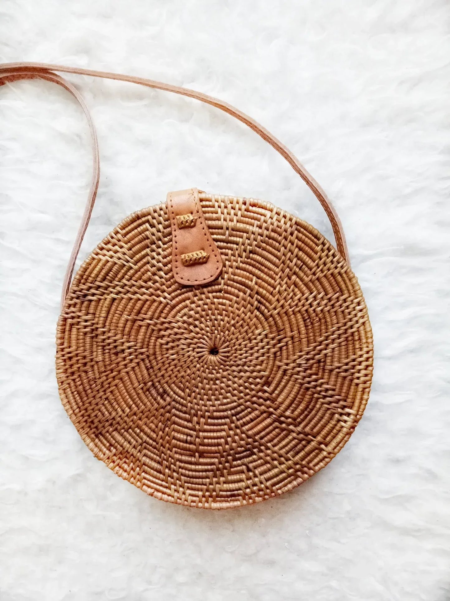 Round Rattan Bag Bali