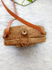 large round straw bags