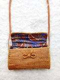 small rattan purse