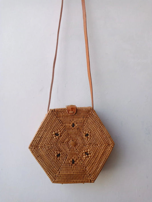 Sanur Hexagon Basket Bag