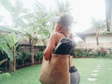 Boho Bag Summer & Autumn Woven Straw Bag Rattan