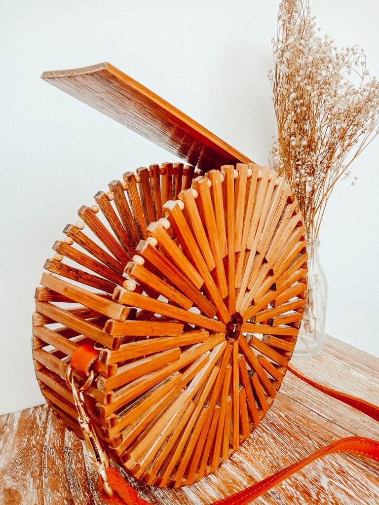Round Bamboo Bag