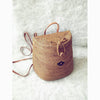 Rattan Bali Backpack Bag Bohemian Mini Backpack