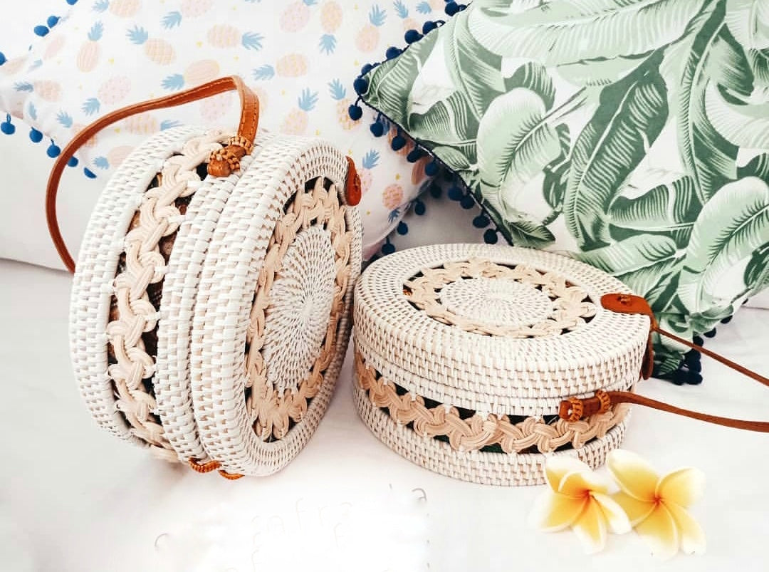 Round Rattan Bag Bali