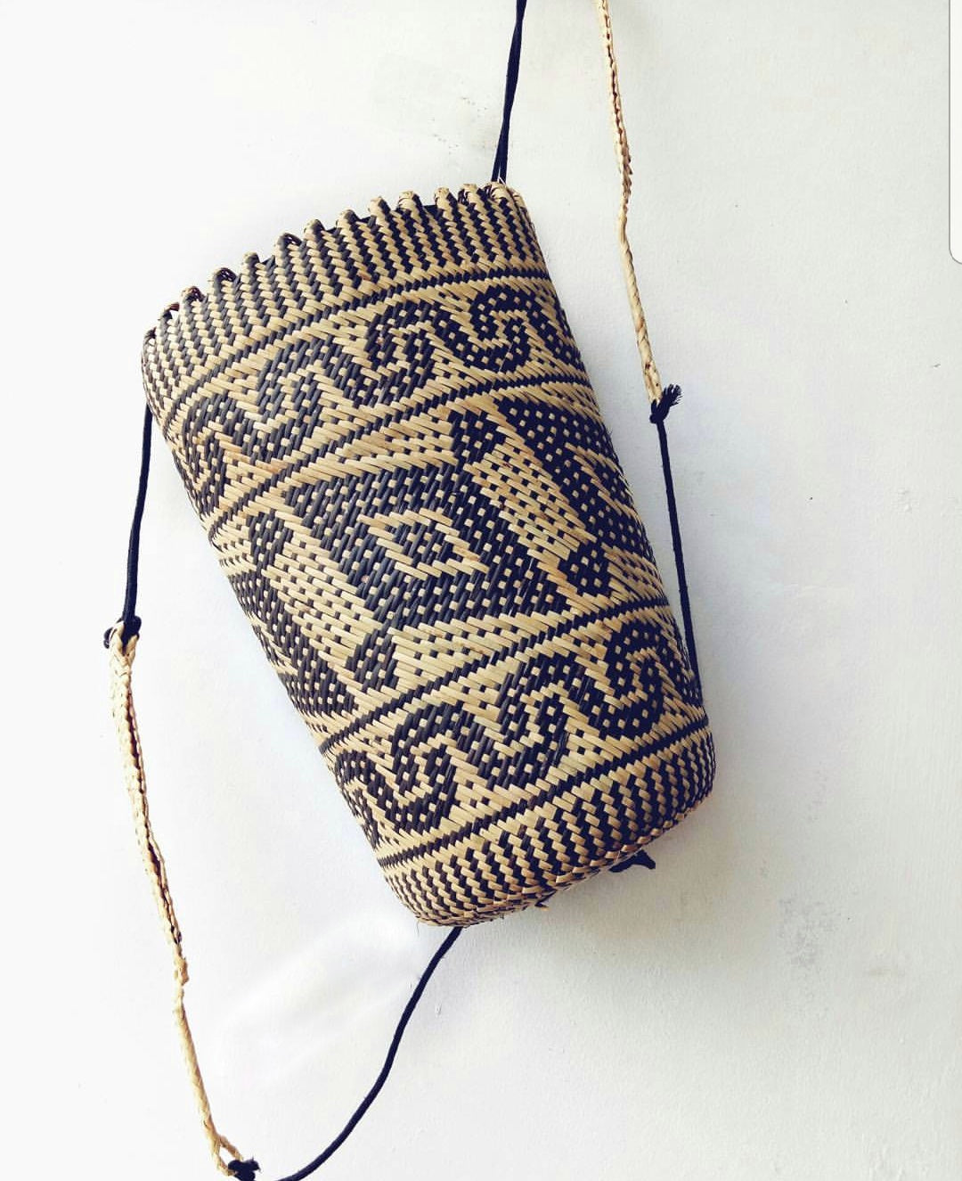 straw backpack