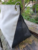 Cowhide Shoulder Bag White Hair On Leather Handbag