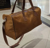 Cowhide Luggage Bag Travel Duffle Leather Carryall