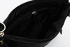 black white cowhide crossbody bag for women leather purse
