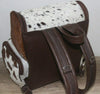 Cowhide Skin Backpack Hair On Hide Leather Travel Backpack