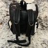 Western Black White Cowhide Backpack Hair On Hide