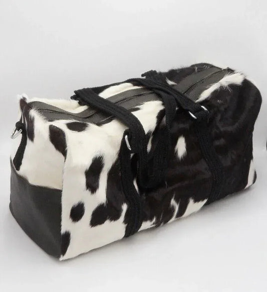 Cowhide Duffle Bag Large Hair On Hide Travel Bag