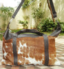 Cowhide Duffle Bag Hair On Hide Travel Bag