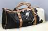 Cowhide Holdall Leather Weekender Bag – Hair On Hide Travel Duffle