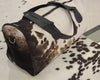 Cowhide Weekender Travel Bag Leather Duffle