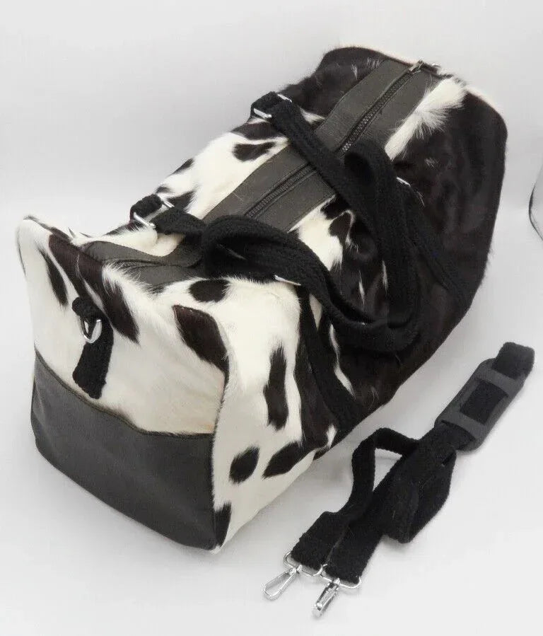 Cowhide Duffle Bag Large Hair On Hide Travel Bag