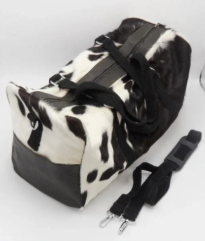 Cowhide Duffle Bag Large Hair On Hide Travel Bag