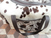 Cowhide Luggage Bag Hair On Hide Leather Travel Duffle