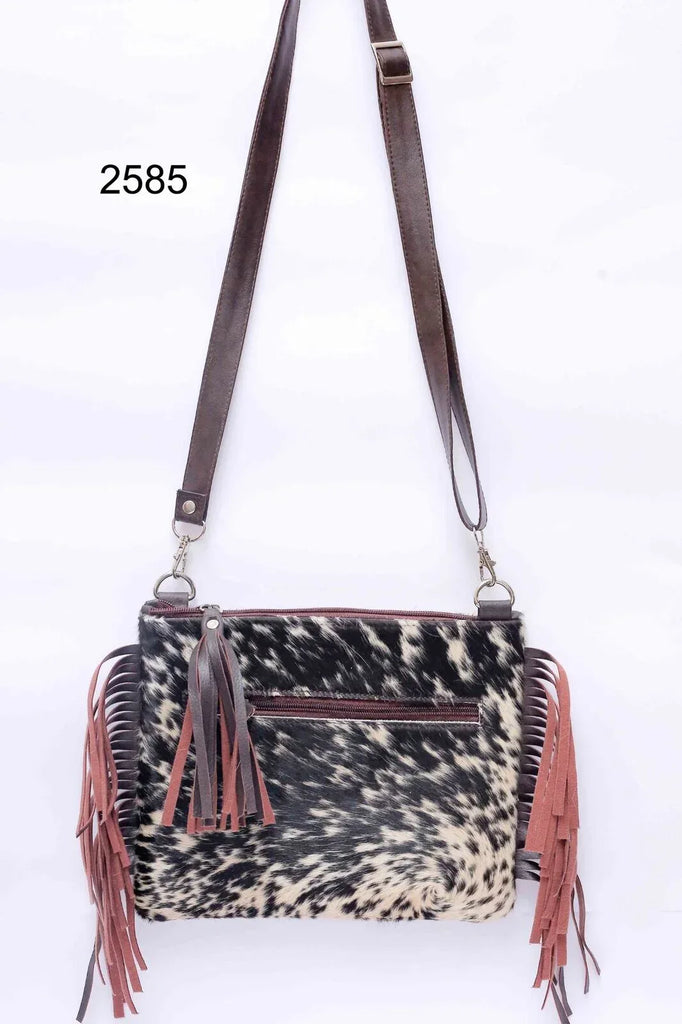 tricolor cowhide crossbody bag for women leather messenger purse